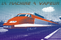 Sérigraphie La Machine A Vapeur TGV 01